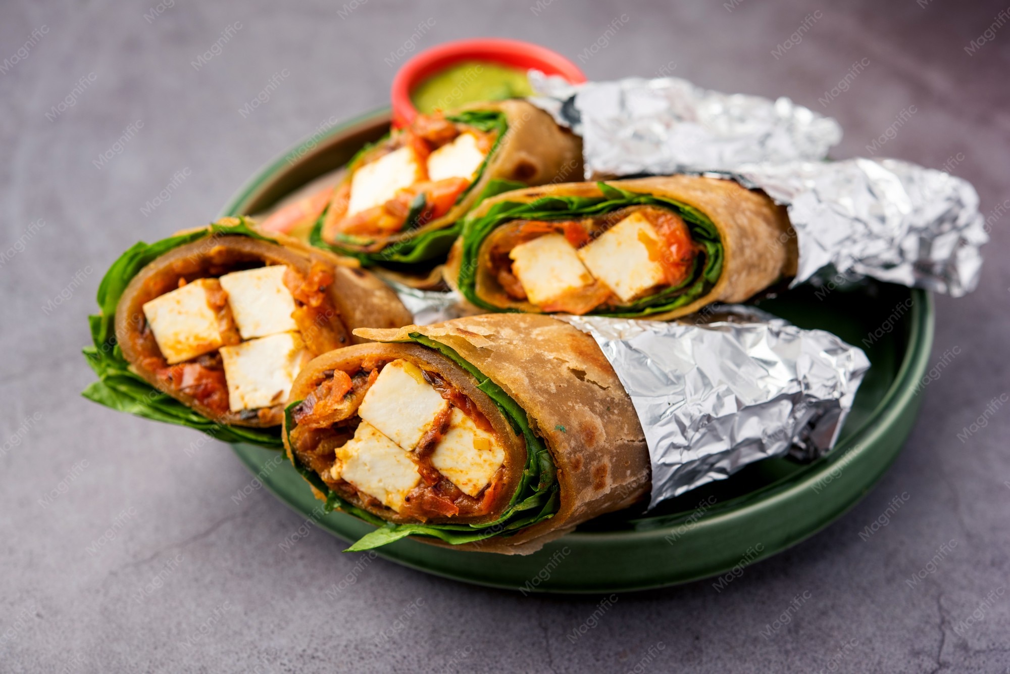 Paneer Spring Rolls Full